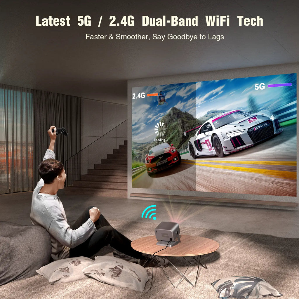 Netflix Certified Portable Mini Projector