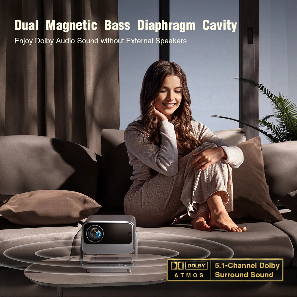 Netflix Certified Portable Mini Projector