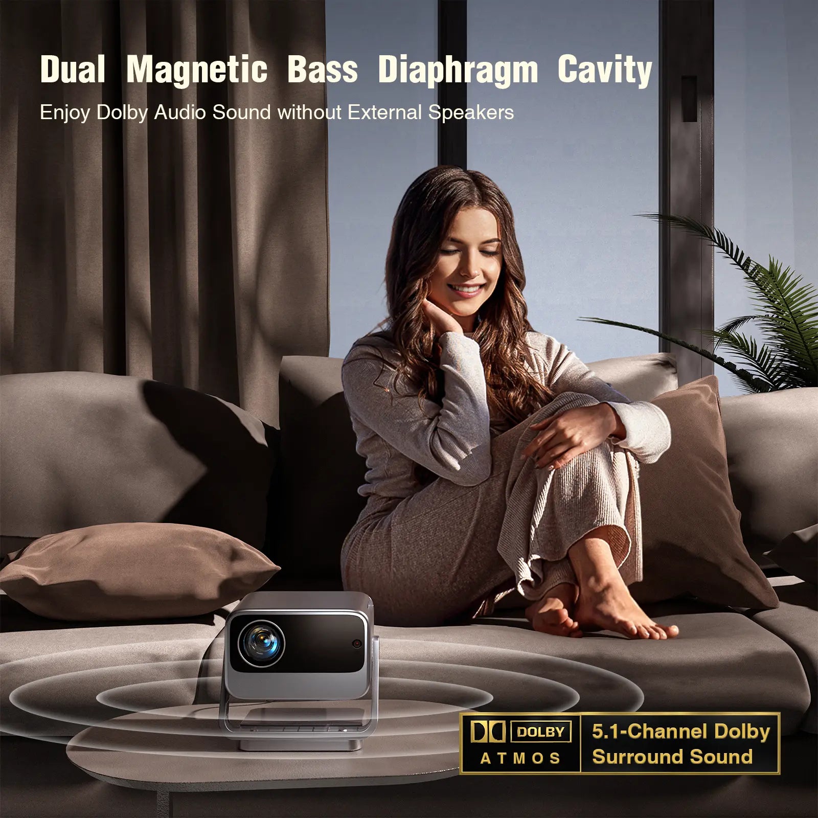 Netflix Certified Portable Mini Projector